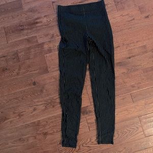 LA hearts/ pac sun striped black leggings